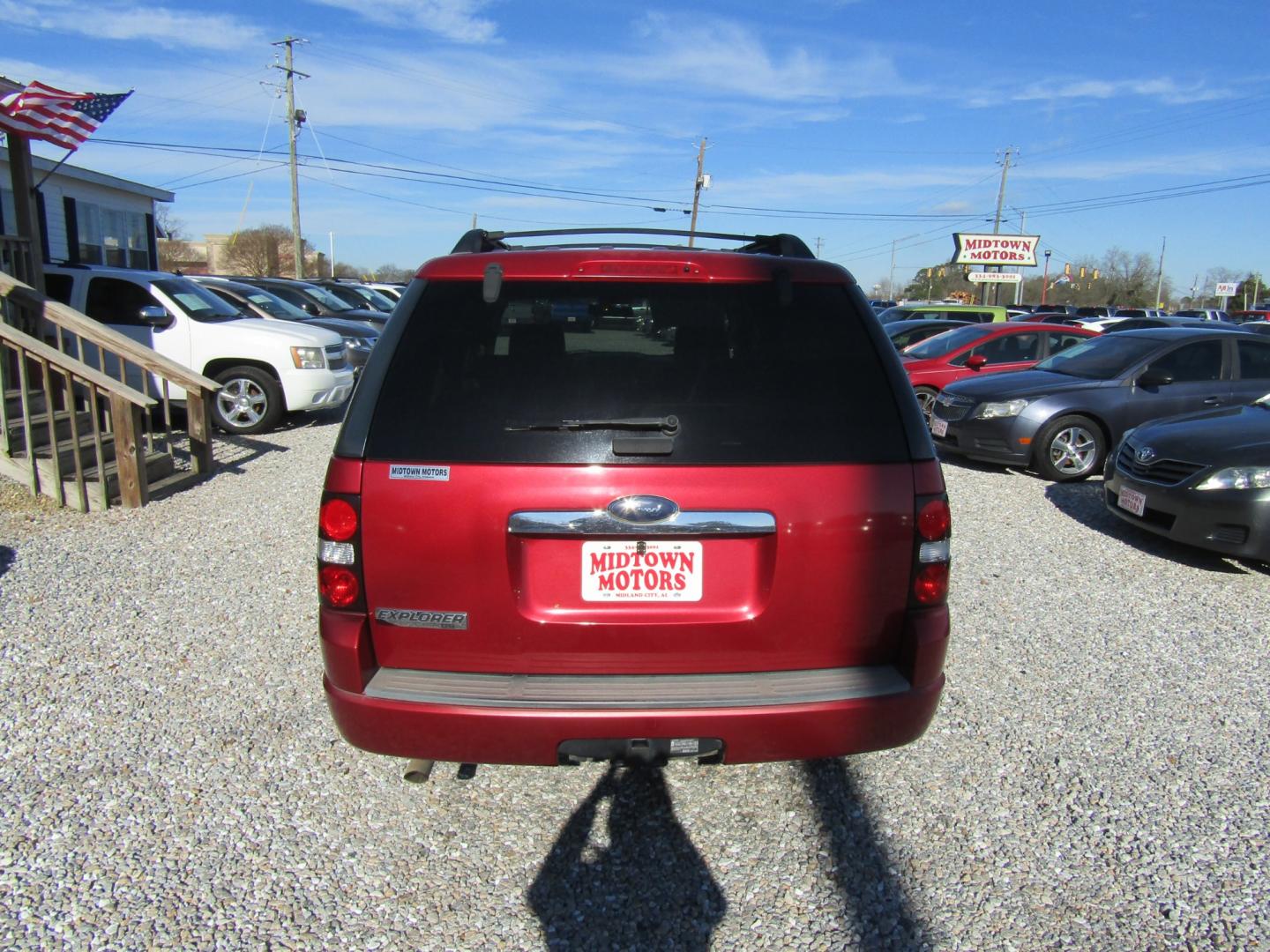 2008 Red /Tan Ford Explorer XLT 4.0L 2WD (1FMEU63E58U) with an 4.0L V6 SOHC 16V engine, Automatic transmission, located at 15016 S Hwy 231, Midland City, AL, 36350, (334) 983-3001, 31.306210, -85.495277 - Photo#6